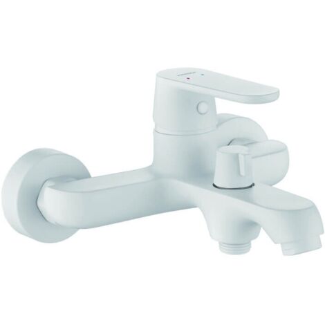 Grifo de bañera de pared Dima White