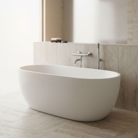 GRIFO DE BAÑERA DE PIE REA ARGON BRUSHED NICKEL