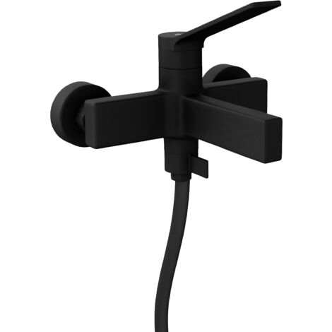 Grifo de Bañera  Modelo TARSIO  Fabricado en Latón  Monomando  Acabado en Negro