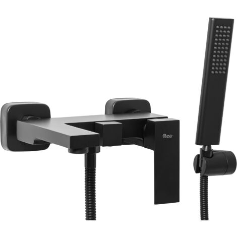 GRIFO DE BAÑERA REA FENIX NEGRO - negro