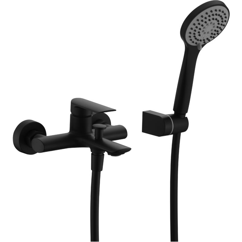 BDG040-4NG ural Grifo de Baño/Ducha Negro Mate - ref: BDG040-4NG - Imex