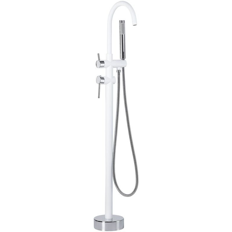 

Grifo de baño independiente blanco/plateado TUGELA