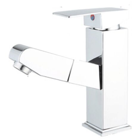 Grifo de baño moderno tipo cascada, grifo mezclador de lavabo de diseño elegante, grifo mezclador de latón, agua fría y caliente disponible, grifos