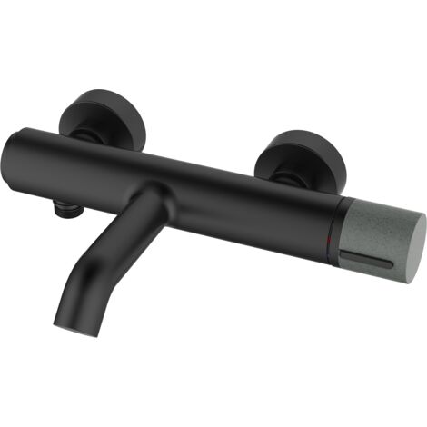 Grifo de baño y ducha Manopola en negro - Negro