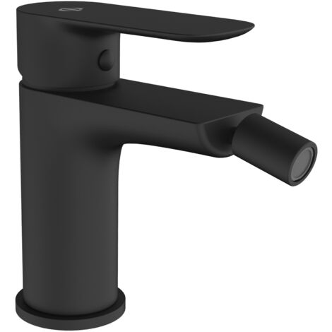 Grifo de Bidé  Modelo CASSIO  Fabricado en Latón  Monomando  Acabado en Negro