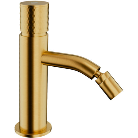 Grifo de Bidé  Modelo HELIOS  Fabricado en Latón  Monomando  Acabado en Oro Pvd