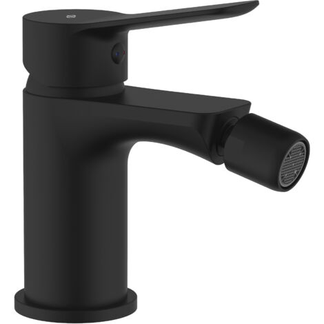 Grifo de Bidé  Modelo RHIO  Fabricado en Latón  Monomando  Acabado en Negro