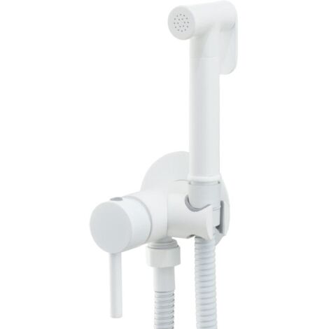 Grifo de bidet empotrado ORANI redondo blanco