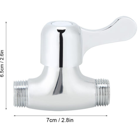 Grifo de cobre de 1/2 pulgada, válvula angular, válvula de cierre, válvula de control de agua