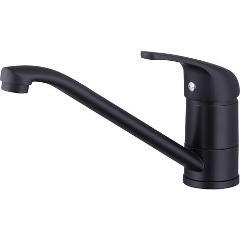 Grifo de cocina caño bajo TILT negro BY EUROSANIT