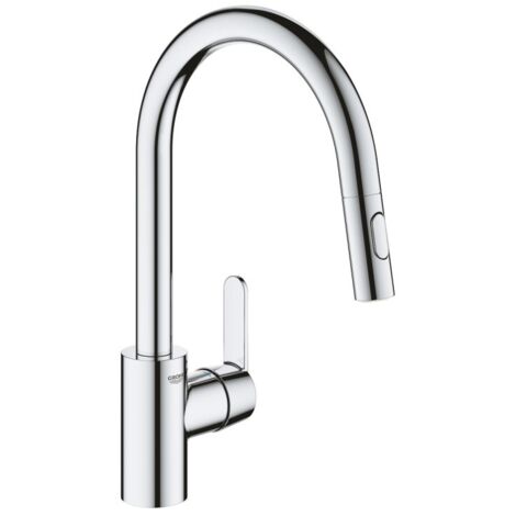 Grifo de cocina con grifo cromado GROHE Feel