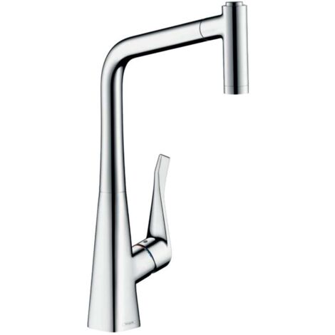 Grifo de cocina con HANSGROHE Metris M71 320 chorro cromado de 2 chorros