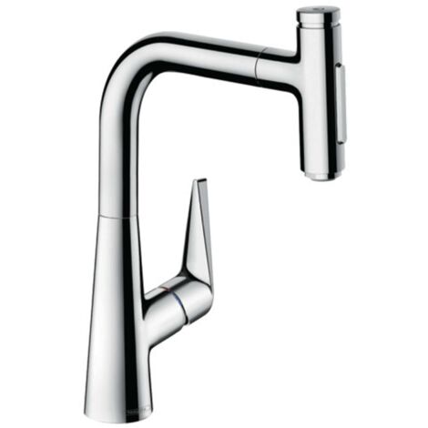 Grifo de cocina con HANSGROHE Talis Select M51 220 sBox 2 chorros cromado