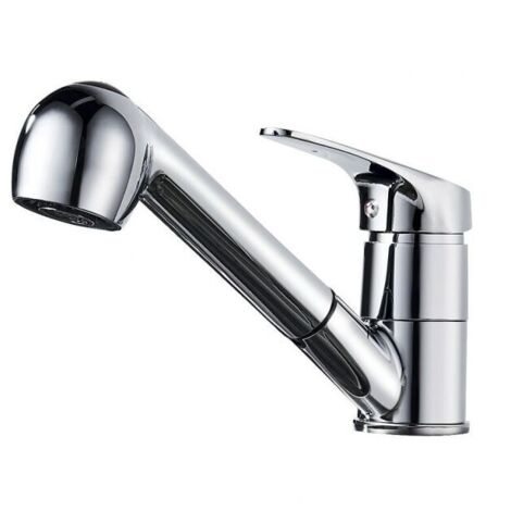 Grifo de cocina extraíble, grifo de cocina extraíble con 2 modos de chorro, grifo de cocina giratorio 360°