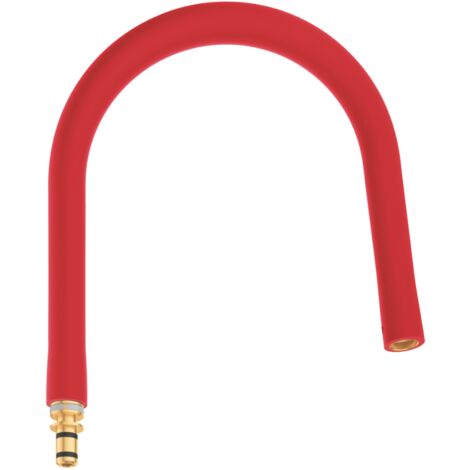 Grifo de cocina flexible GROHE Essence Semi-Pro Rojo