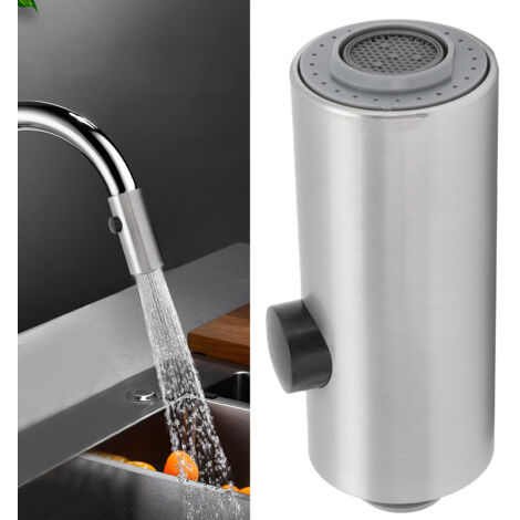 Grifo de cocina G1/2 – Cabezal de ducha de repuesto – ABS cromado – 2 funciones