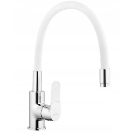 GRIFO DE COCINA JOGA TREND CON CAÑO MÓVIL, BLANCO - H/BZ-32-L02