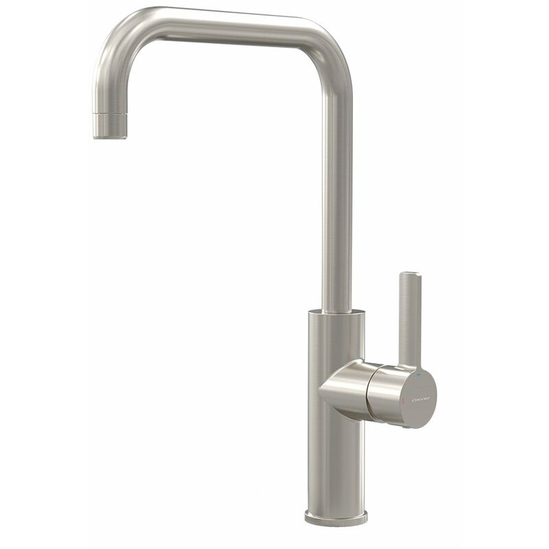 

Clever - Grifo de cocina monomando Alpina Brushed Nickel Flex
