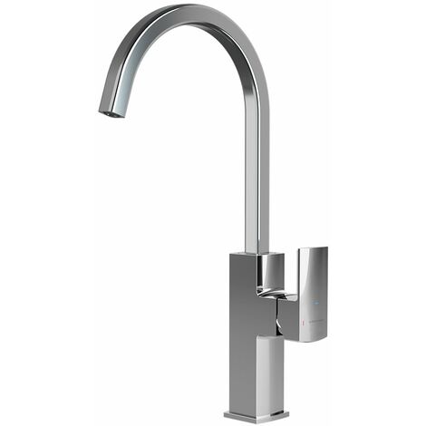 Grifo de cocina monomando Alpina Chrome Oval