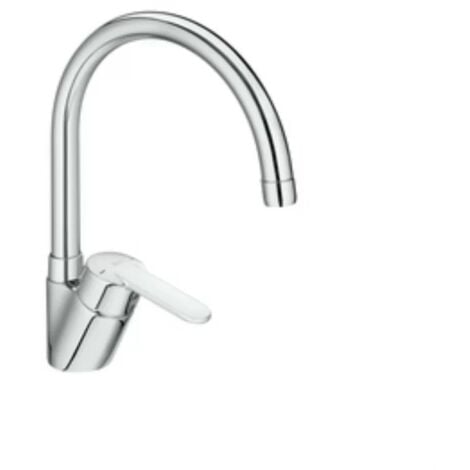 Grifo de cocina ROCA Victoria caño giratorio curvado