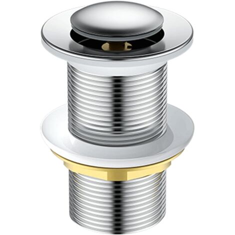 Grifo de desagüe europeo de latón. Grifo de desagüe funcional de latón, fácil de instalar y usar. Tapón de fregadero de 62 mm, adecuado para desagües de lavabo.