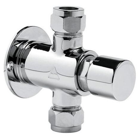 Idral Grifo para ducha temporizado coleción MODERN mural 08130/E | cromado brillante