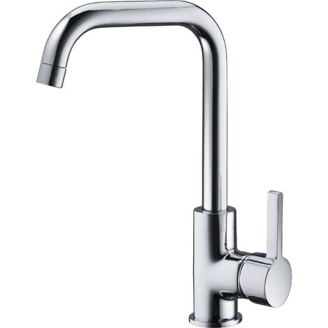 Grifo de fregadero alto con caño en forma de L COLORADO by Eurosanit cromado