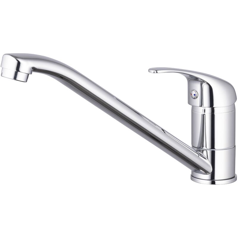 

Grifo de cocina monomando caño bajo SIESTA cromado EUROSANIT
