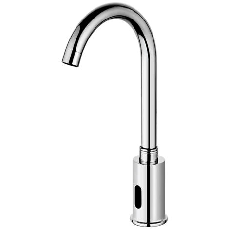 Grifo de inducción totalmente automático, salida de agua de inducción inteligente por infrarrojos, caliente y fría, juego de seis piezas de agua caliente y fría