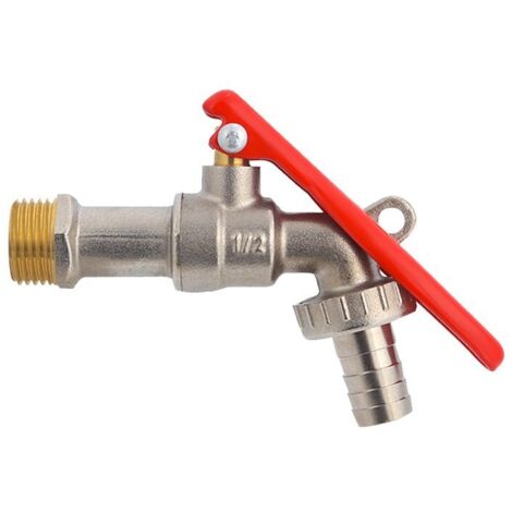 Grifo de jardín de 1/2" - Rojo