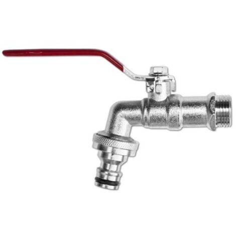 Grifo de jardín de 3/4” con conector rápido