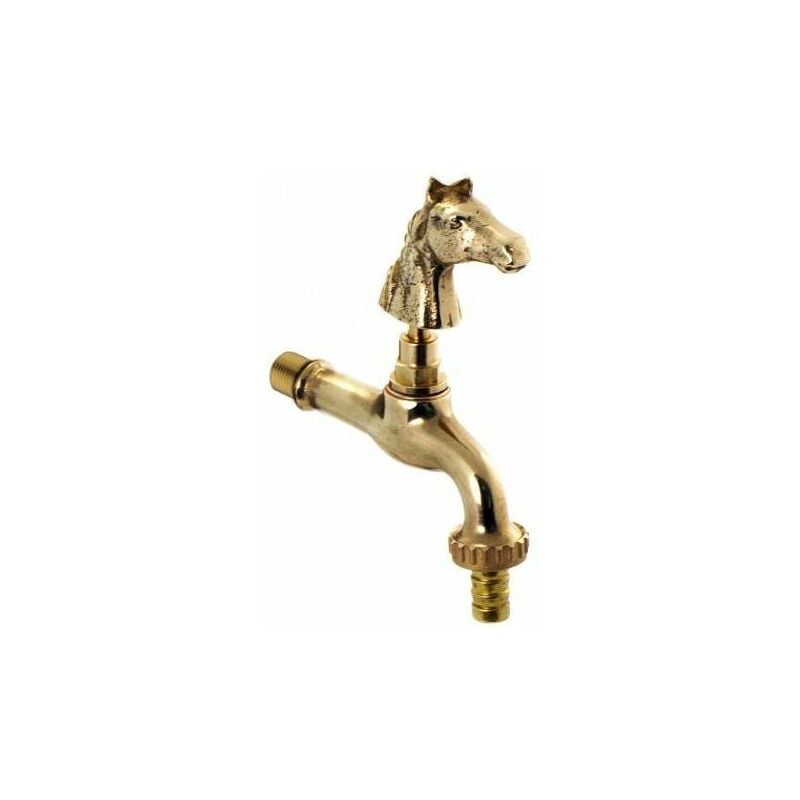 

Idrosfer-negri S.r.l - Grifo de jardín decorativo con motivo de caballo M1/2-M3/4