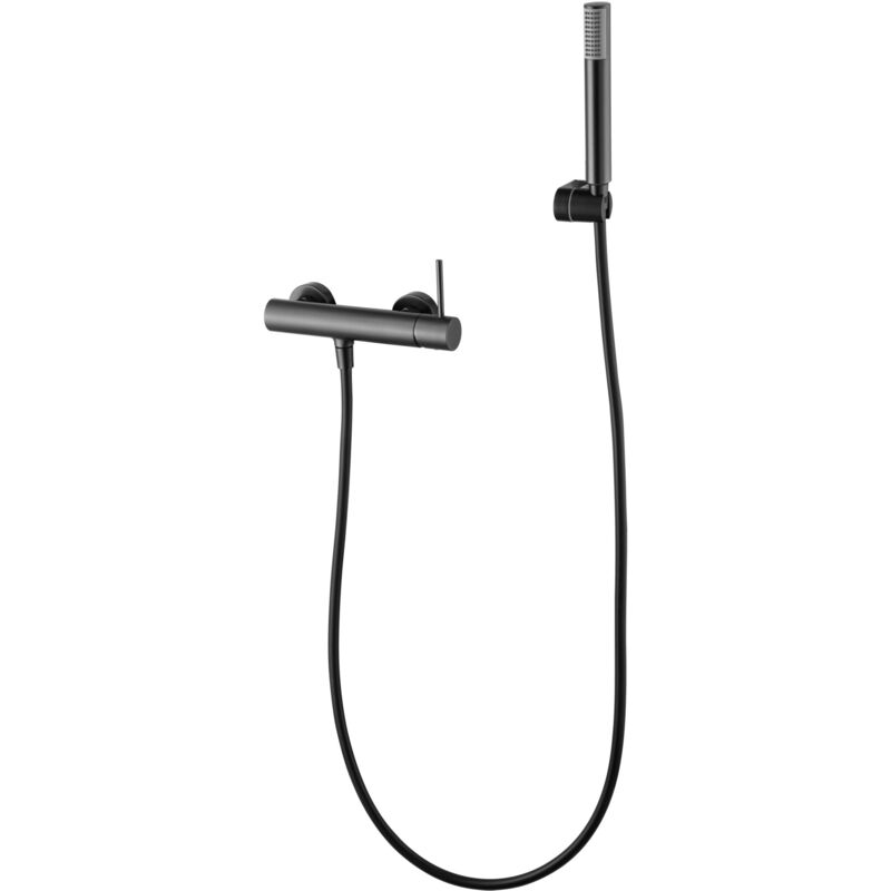 Imex - BDM039-5BGM monza Kit Monomando Grifo Ducha Black Gun Metal - ref: BDM039-5BGM
