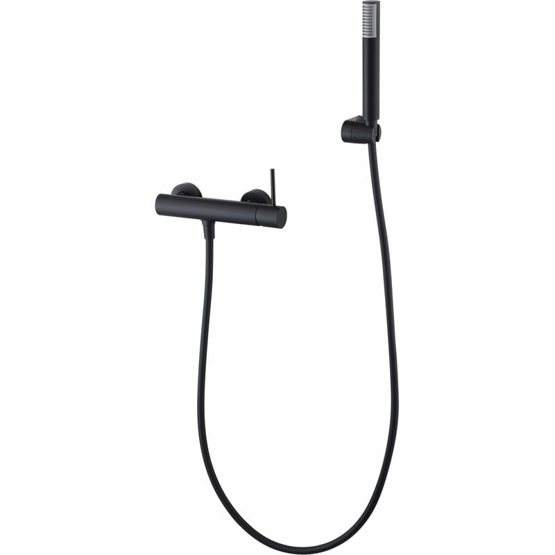 Robinetterie de douche monocommande Modèle monza Installation encastrée dans le mur Finition mate [ Imex