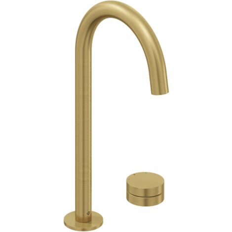 Grifo de lavabo 2 orificios XL JACOB DELAFON Grands Boulevards Latón cepillado
