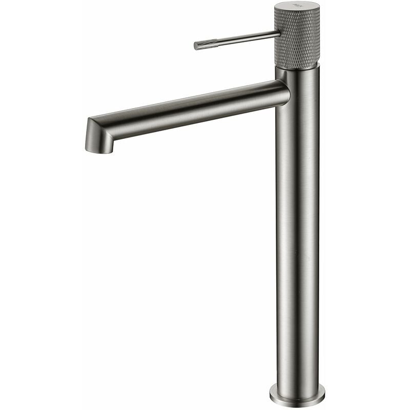 Imex - Mitigeur Lavabo bec haut Niquel Brossé Line