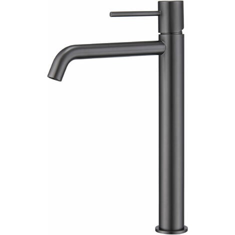 Grifo de lavabo alto monza black gun metal [ IMEX® ]