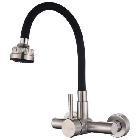 Grifo de lavabo artístico de un solo orificio, cuerpo totalmente de cobre, accesorios de baño modernos