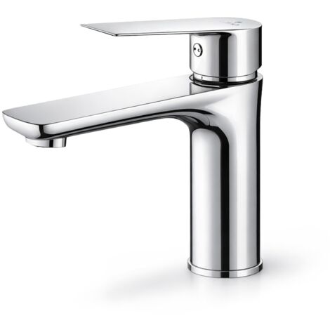 Grifo de lavabo bajo de baño mezclador monomando cromado AXON