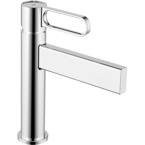 Grifo de lavabo con mezclador monomando Dior Cromo caño bajo GME