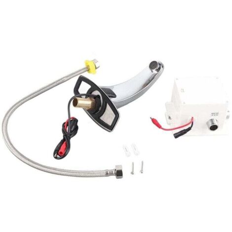 Grifo de lavabo de lujo con sensor infrarrojo manos libres y cable (0,1 MPa - 0,6 MPa)