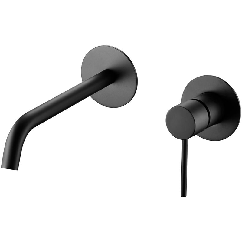 GLIS045/NG milos stick Grifo de Lavabo Empotrado Negro Mate - ref: GLIS045/NG - Imex