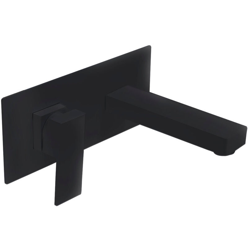 GLE020/NG suiza Grifo de Lavabo Empotrado Negro Mate - ref: GLE020/NG - Imex