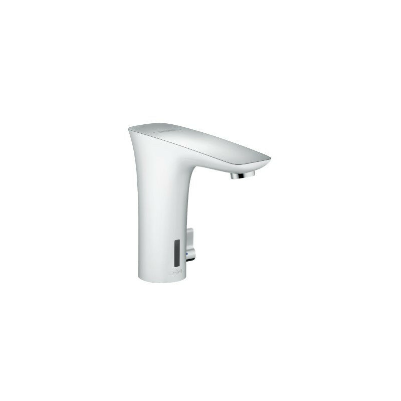 

Grifo de lavabo PuraVida electrónico pilas temperatura programable blanco/cromo - Hansgrohe