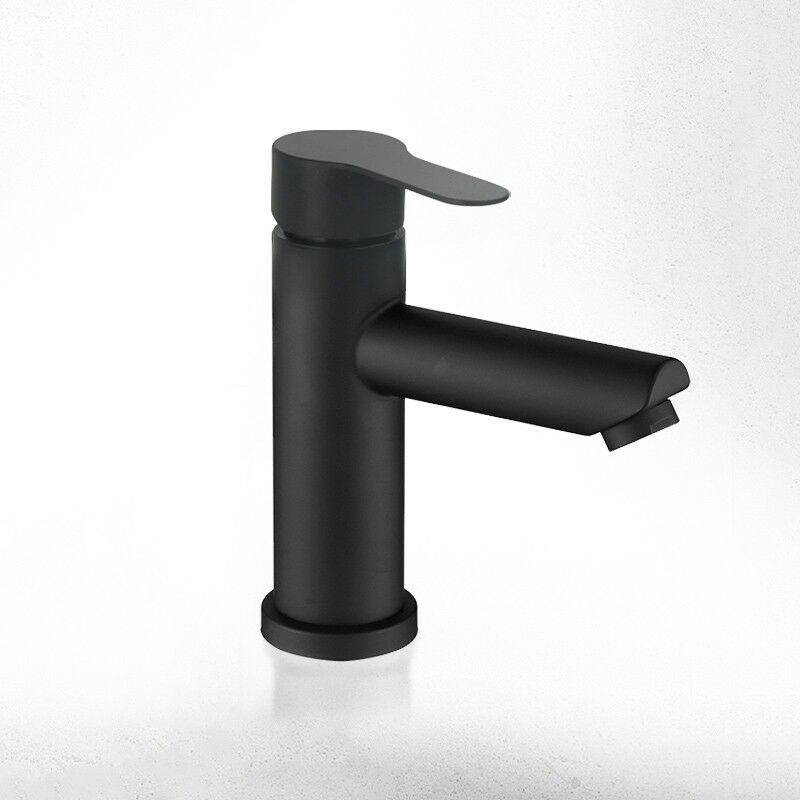 

Grifo de lavabo lineas curvas monomando | Negro