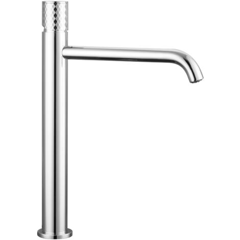 Grifo de Lavabo  Modelo HELIOS  Fabricado en Latón  Monomando  Acabado en Cromo