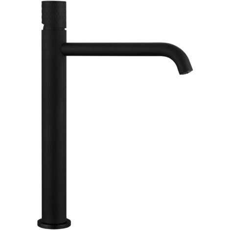 Grifo de Lavabo  Modelo HELIOS  Fabricado en Latón  Monomando  Acabado en Negro