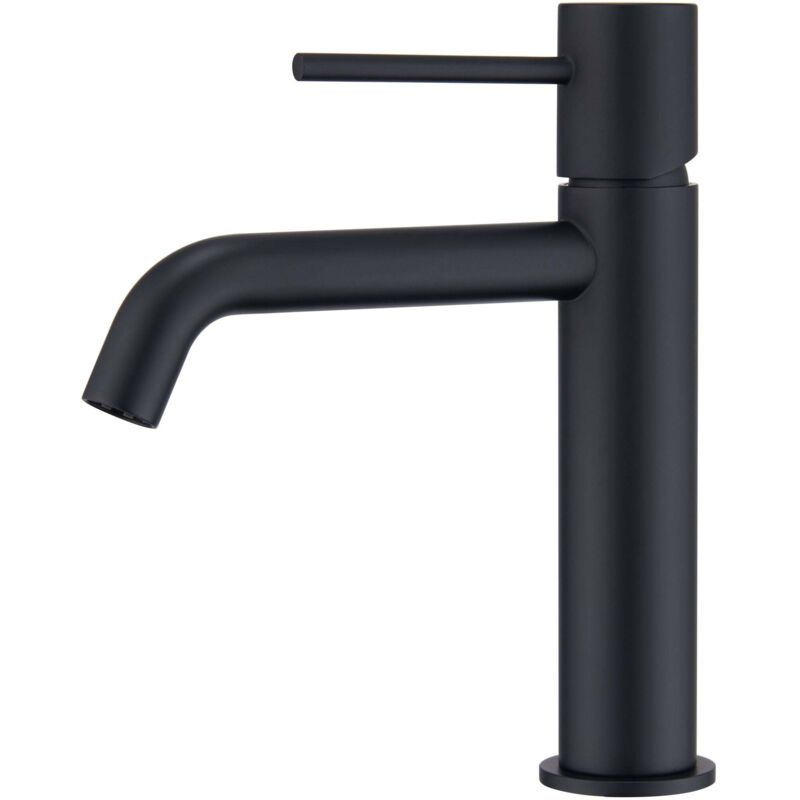 Imex - BDM039-1NG monza Grifo Monomando Lavabo Negro Mate - ref: BDM039-1NG