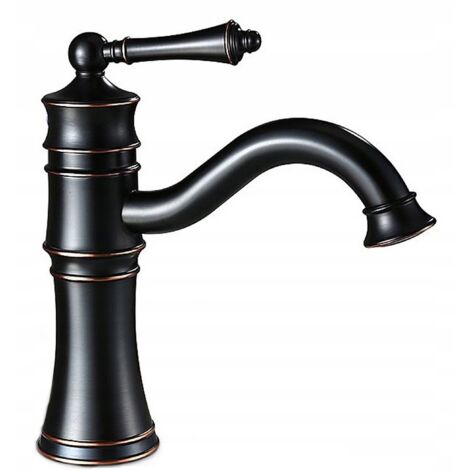 GRIFO de LAVABO REA VINTAGE OLD NEGRO LOW
