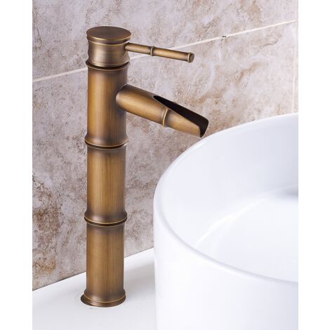 Grifo De Lavabo Retro, Grifo De Baño Giratorio, Grifo Mezclador De Lavabo De Latón, Grifo Mezclador De Baño Con Válvula De Cerámica Nueva, Oro B